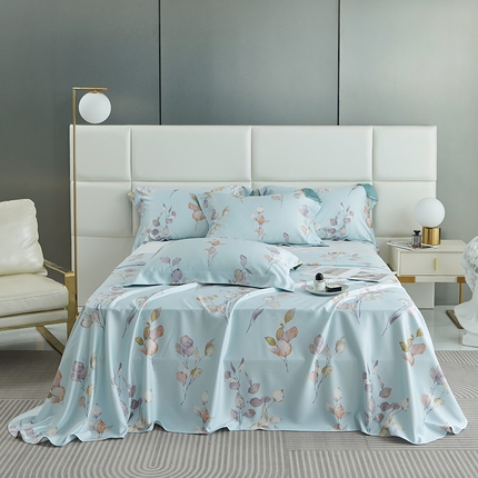 91家纺网 家纺一手货源 找家纺 （总）时亿 2023新款竹纤维天丝软凉席三件套