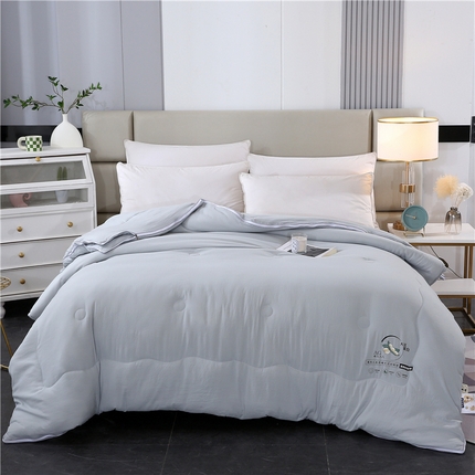 91家纺网 家纺一手货源 找家纺 （总）一博 2024新款大豆被拉链二合一子母被