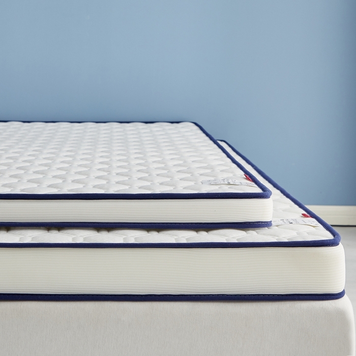 91家纺网 家纺一手货源 找家纺 时奥 2023新款针织棉海绵慢回弹记忆床垫（双人床垫） 格调白