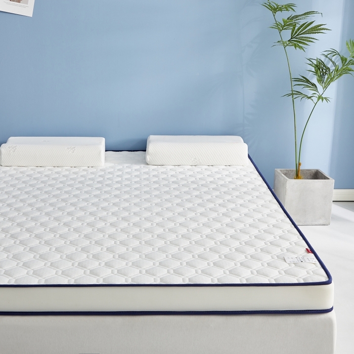 91家纺网 家纺一手货源 找家纺 时奥 2023新款针织棉海绵慢回弹记忆床垫（双人床垫） 格调白