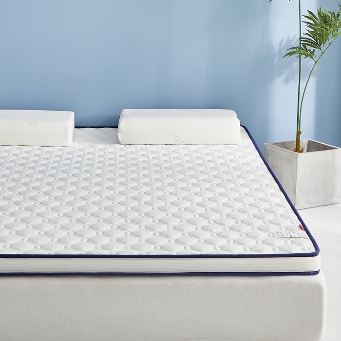 91家纺网 家纺一手货源 找家纺 时奥 2023新款针织棉海绵慢回弹记忆床垫（双人床垫） 格调白