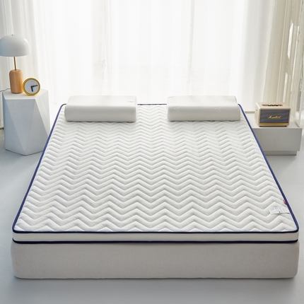 91家纺网 家纺一手货源 找家纺 时奥 2023新款针织棉海绵慢回弹记忆床垫（双人床垫） 波浪白