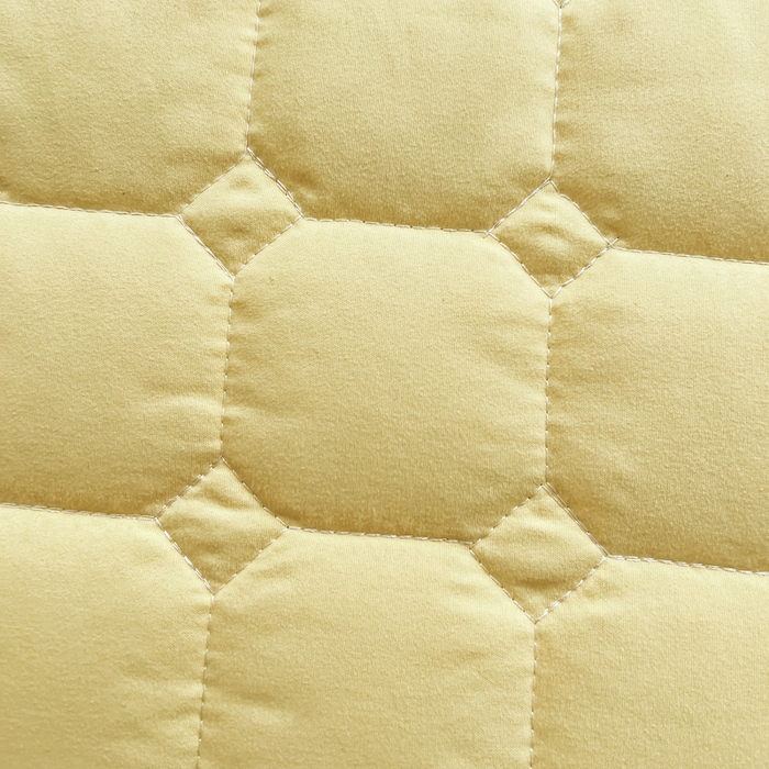 91家纺网 家纺一手货源 找家纺 罗艺轩 2024新款夹棉床裙施华洛系列三件套 施华洛-亮黄