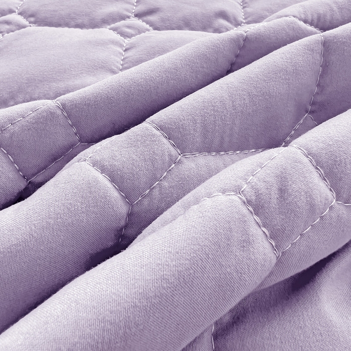 91家纺网 家纺一手货源 找家纺 罗艺轩 2024新款夹棉床裙施华洛系列四件套 施华洛-浅紫