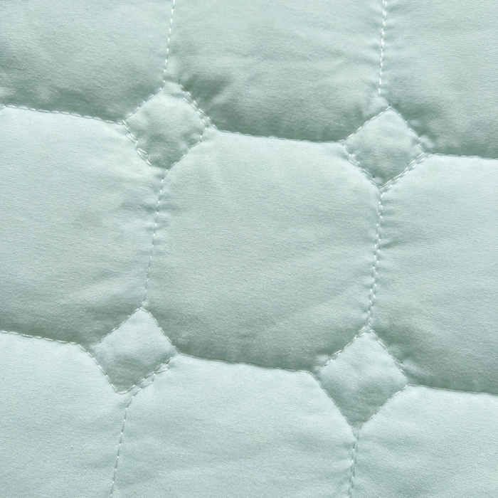 91家纺网 家纺一手货源 找家纺 罗艺轩 2024新款夹棉床裙施华洛系列四件套 施华洛-浅蓝