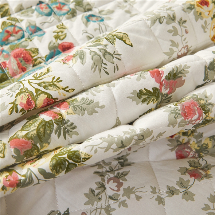 91家纺网 家纺一手货源 找家纺 十个点 2024新款全棉印花夹棉韩版蕾丝床裙床头罩四件套 纯爱