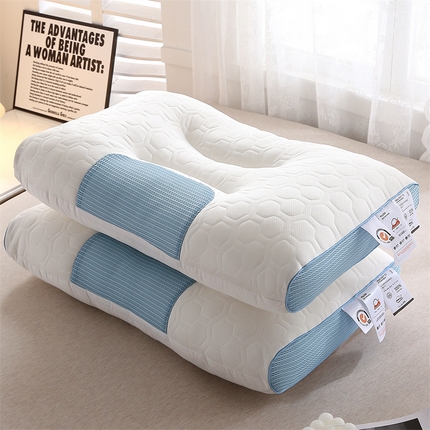 （总）珍贝 2023新款柔软3D华夫格护颈枕枕头枕芯
