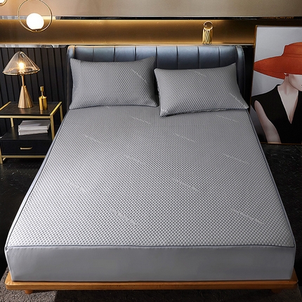 91家纺网 家纺一手货源 找家纺 （总）席之家 2024新款冰豆豆凉感床笠款凉席系列