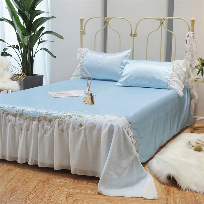 91家纺网 家纺一手货源 找家纺 MIU缪家居 2023款冰丝凉席 安娜 天蓝色