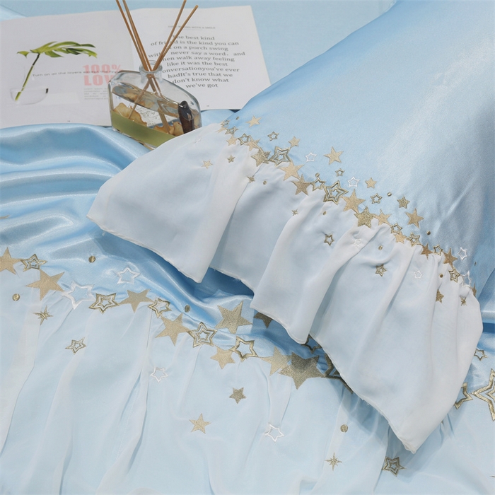 91家纺网 家纺一手货源 找家纺 MIU缪家居 2023款冰丝凉席 安娜 天蓝色