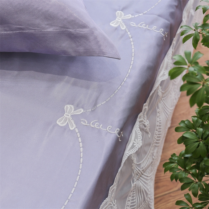 91家纺网 家纺一手货源 找家纺 MIU缪家居 2023款冰丝凉席 蕾妮 紫色