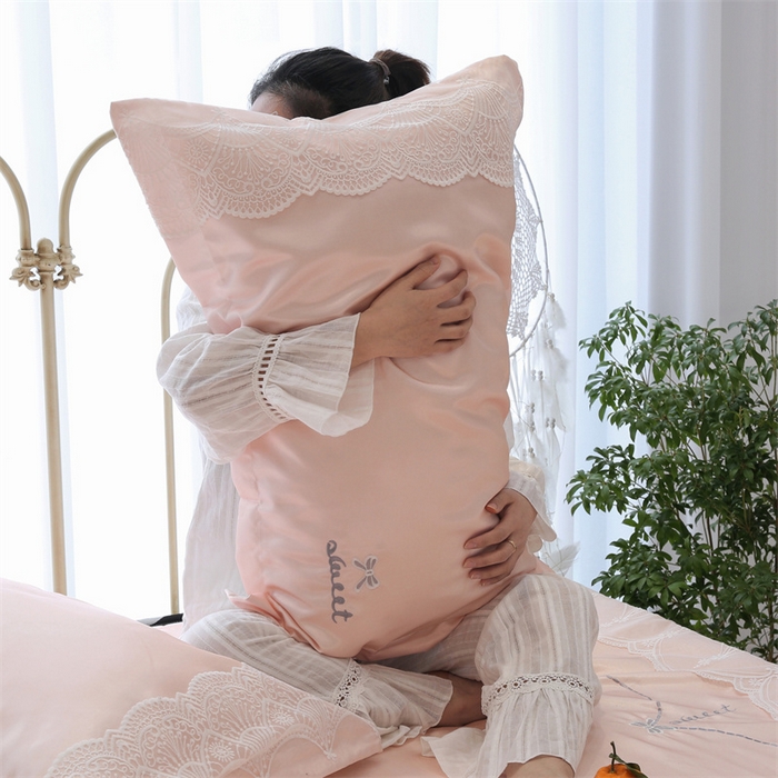 91家纺网 家纺一手货源 找家纺 MIU缪家居 2023款冰丝凉席 蕾妮 粉色