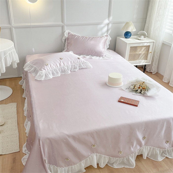 91家纺网 家纺一手货源 找家纺 MIU缪家居 2023款冰丝凉席 仙本娜 粉色