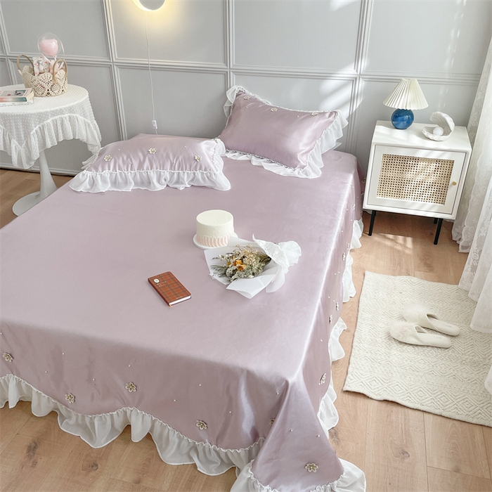 91家纺网 家纺一手货源 找家纺 MIU缪家居 2023款冰丝凉席 仙本娜 粉色