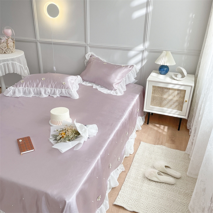 91家纺网 家纺一手货源 找家纺 MIU缪家居 2023款冰丝凉席 仙本娜 粉色