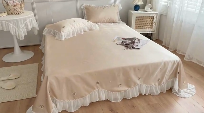 91家纺网 家纺一手货源 找家纺 MIU缪家居 2023款冰丝凉席 仙本娜 黄色