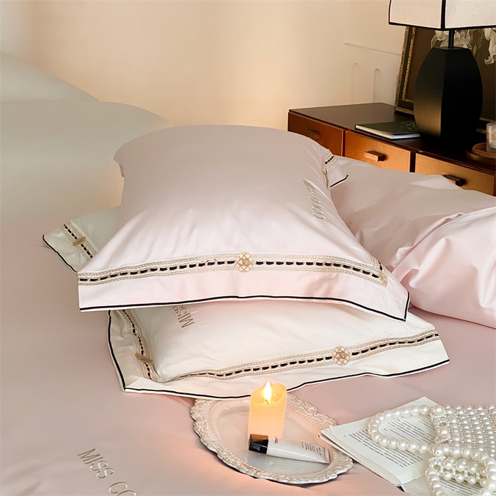 91家纺网 家纺一手货源 找家纺 MIU缪家居 2023新款100支四件套百变coco 粉