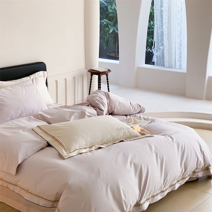 91家纺网 家纺一手货源 找家纺 MIU缪家居 2023新款100支四件套百变coco 紫