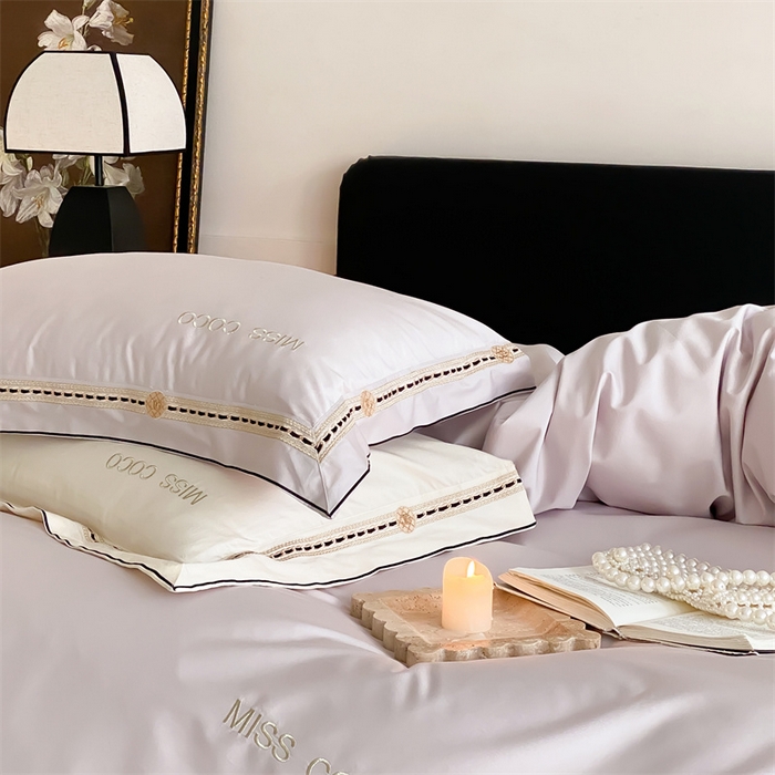 91家纺网 家纺一手货源 找家纺 MIU缪家居 2023新款100支四件套百变coco 紫