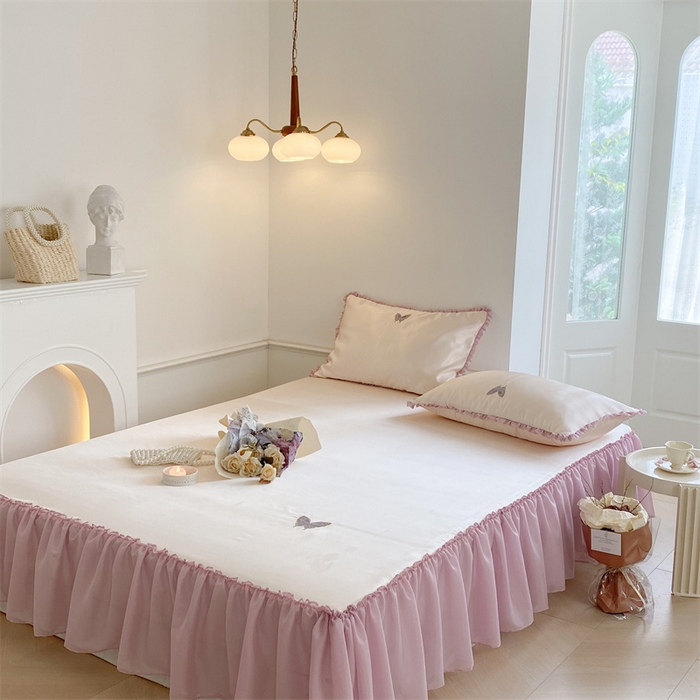 91家纺网 家纺一手货源 找家纺 MIU缪家居 2023款冰丝凉席 紫藤 香槟色