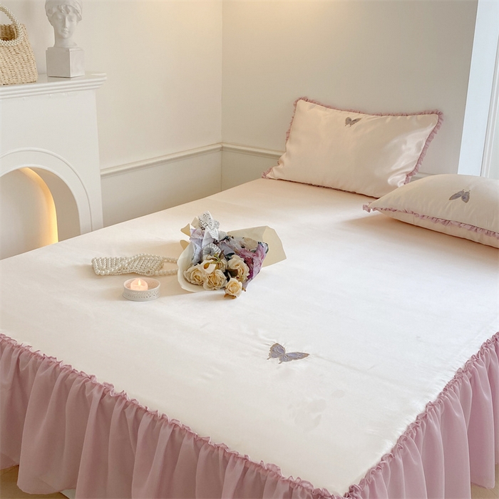 91家纺网 家纺一手货源 找家纺 MIU缪家居 2023款冰丝凉席 紫藤 香槟色