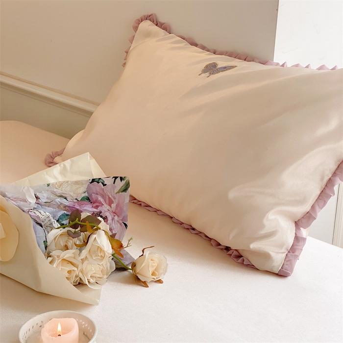 91家纺网 家纺一手货源 找家纺 MIU缪家居 2023款冰丝凉席 紫藤 香槟色