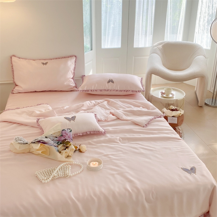 91家纺网 家纺一手货源 找家纺 （总）MIU缪家居 2023新款夏被 紫藤