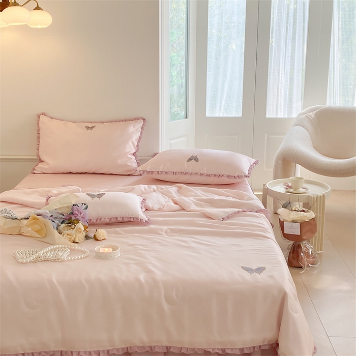 91家纺网 家纺一手货源 找家纺 （总）MIU缪家居 2023新款夏被 紫藤