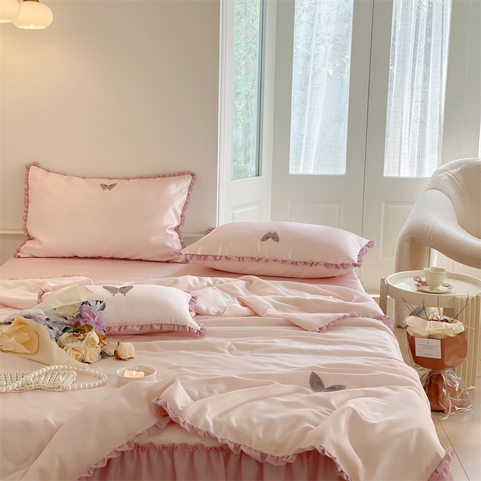 91家纺网 家纺一手货源 找家纺 （总）MIU缪家居 2023新款夏被 紫藤