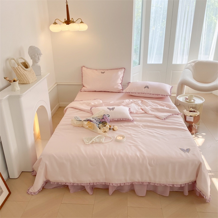 91家纺网 家纺一手货源 找家纺 （总）MIU缪家居 2023新款夏被 紫藤