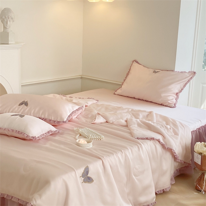 91家纺网 家纺一手货源 找家纺 （总）MIU缪家居 2023新款夏被 紫藤