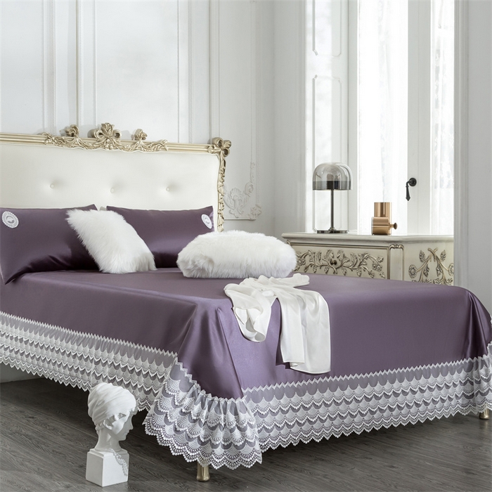 91家纺网 家纺一手货源 找家纺 MIU缪家居 2023款珍珠丝凉席  爱丽丝（棚拍） 葡萄紫