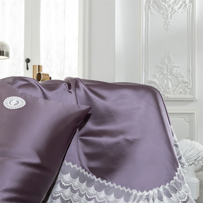 91家纺网 家纺一手货源 找家纺 MIU缪家居 2023款珍珠丝凉席  爱丽丝（棚拍） 葡萄紫