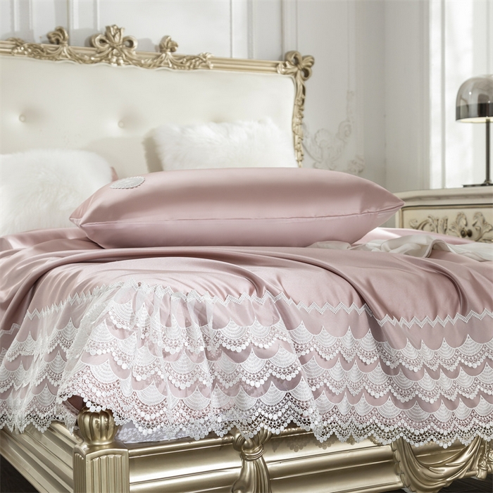 91家纺网 家纺一手货源 找家纺 MIU缪家居 2023款珍珠丝凉席  爱丽丝（棚拍） 樱花粉