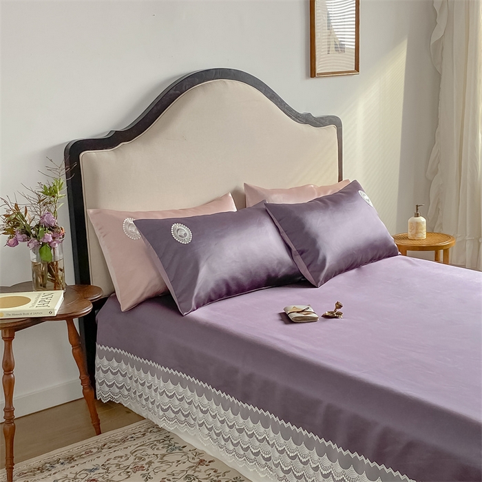 91家纺网 家纺一手货源 找家纺 MIU缪家居 2023款珍珠丝凉席  爱丽丝 （实拍） 葡萄籽