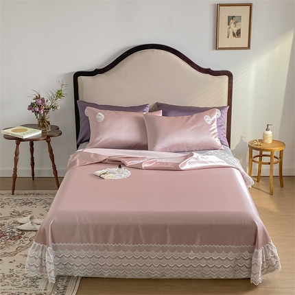 MIU缪家居 2023款珍珠丝凉席  爱丽丝 （实拍） 樱花粉