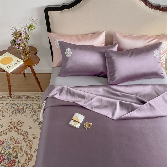 91家纺网 家纺一手货源 找家纺 MIU缪家居 2023款珍珠丝凉席  爱丽丝 （实拍） 葡萄籽