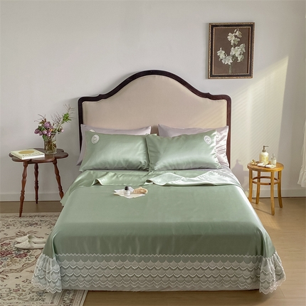 91家纺网 家纺一手货源 找家纺 （总）MIU缪家居 2023款珍珠丝凉席  爱丽丝 （实拍）