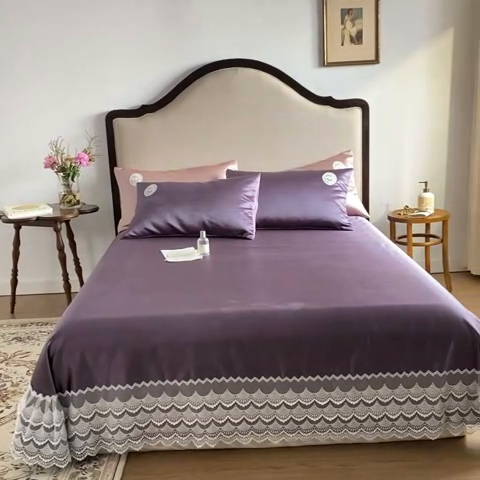 91家纺网 家纺一手货源 找家纺 MIU缪家居 2023款珍珠丝凉席  爱丽丝 （实拍） 葡萄籽