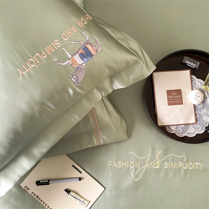 91家纺网 家纺一手货源 找家纺 MIU缪家居 2023款珍珠丝凉席  查理 豆绿