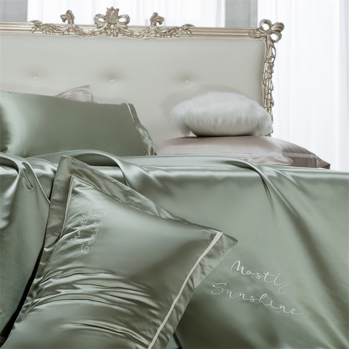 91家纺网 家纺一手货源 找家纺 MIU缪家居 2023款珍珠丝凉席 简爱（棚拍） 豆绿