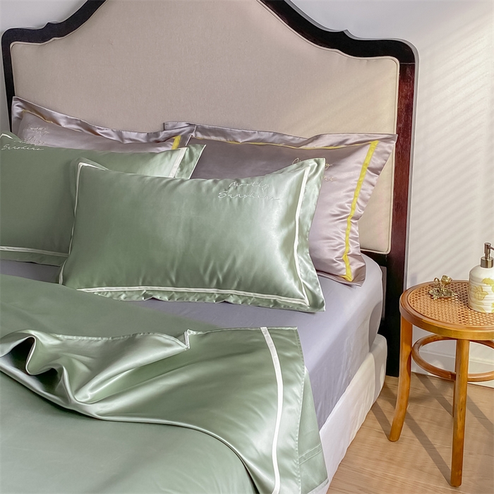 91家纺网 家纺一手货源 找家纺 MIU缪家居 2023款珍珠丝凉席 简爱（实拍） 豆绿