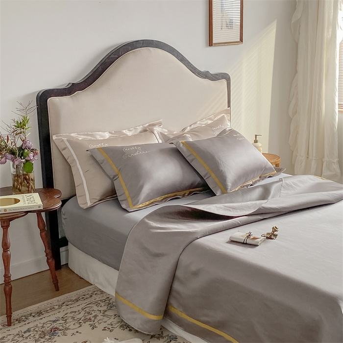 91家纺网 家纺一手货源 找家纺 MIU缪家居 2023款珍珠丝凉席 简爱（实拍） 气质灰