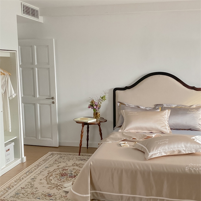 91家纺网 家纺一手货源 找家纺 MIU缪家居 2023款珍珠丝凉席 简爱（实拍） 香槟金