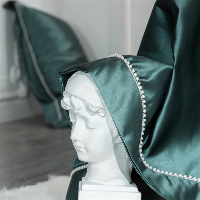 91家纺网 家纺一手货源 找家纺 （总）MIU缪家居 2023款珍珠丝凉席  珍妮（棚拍）