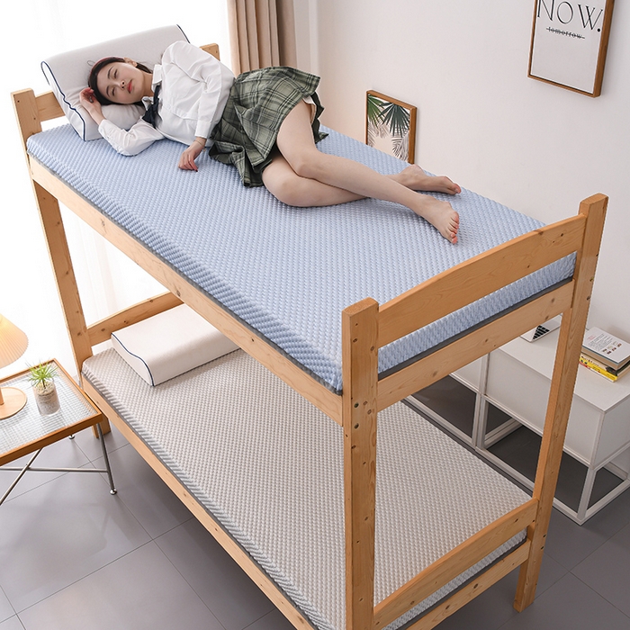 91家纺网 家纺一手货源 找家纺 亿丁点2023新款豆豆床垫 蓝色