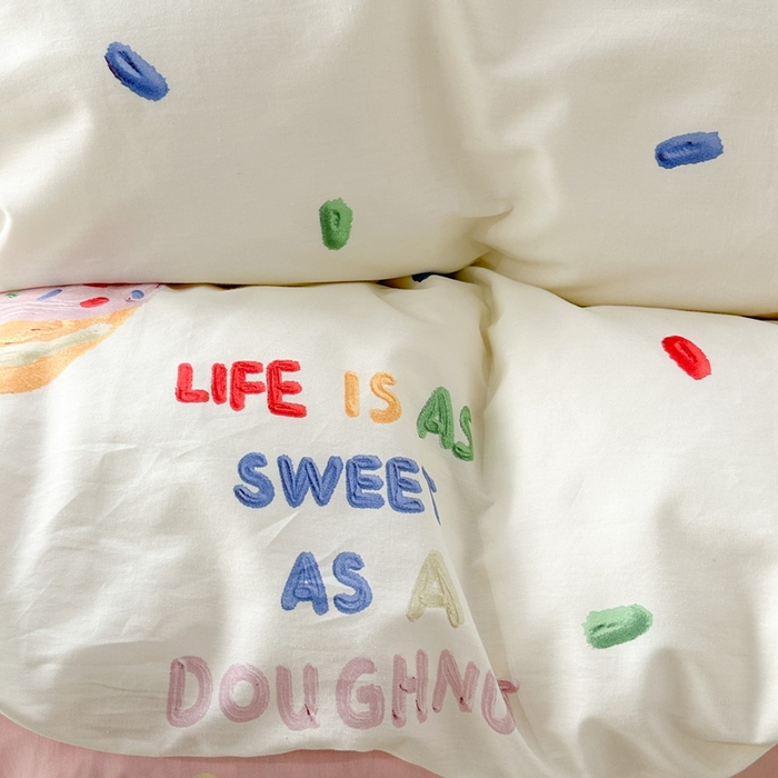 91家纺网 家纺一手货源 找家纺 昔可2023新款甜品系列 甜甜圈（场景二）