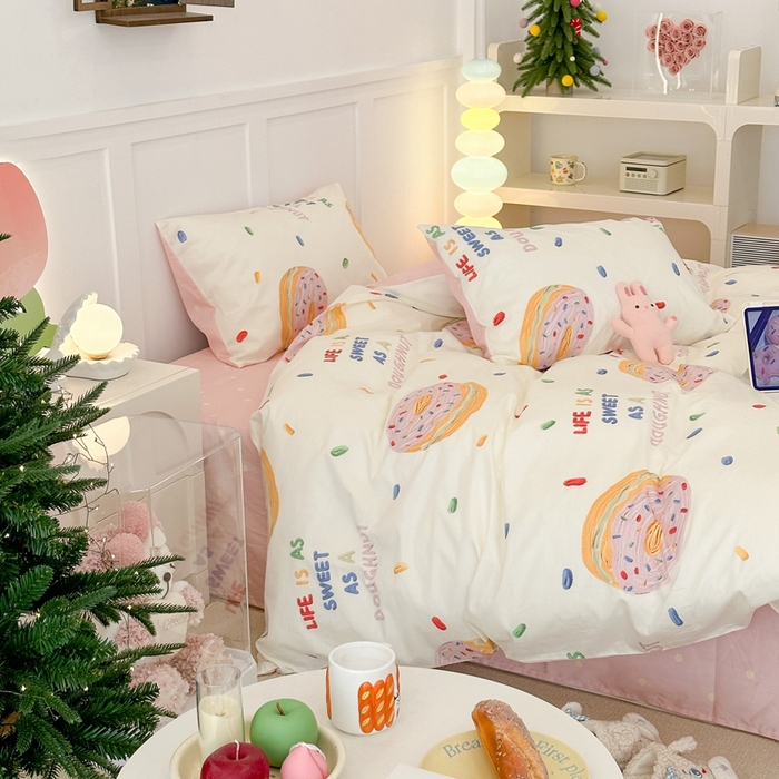 91家纺网 家纺一手货源 找家纺 昔可2023新款甜品系列 可口甜甜圈