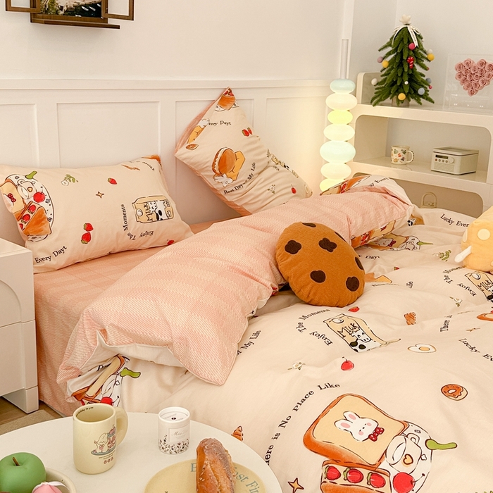 91家纺网 家纺一手货源 找家纺 昔可2023新款甜品系列 牛奶吐司