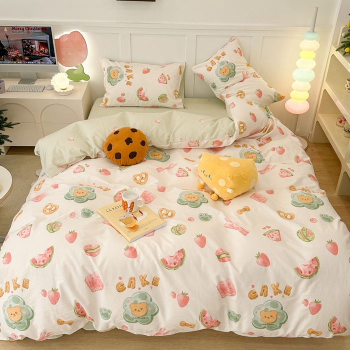 91家纺网 家纺一手货源 找家纺 昔可2023新款甜品系列 西瓜吐司